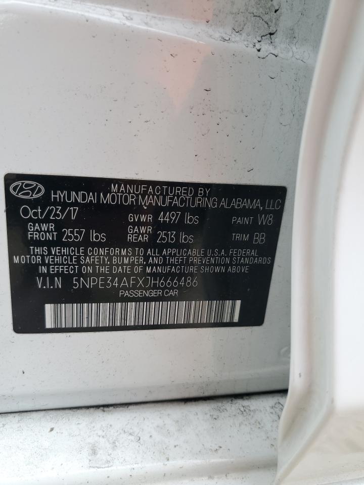 5NPE34AFXJH666486 2018 HYUNDAI SONATA - Image 13