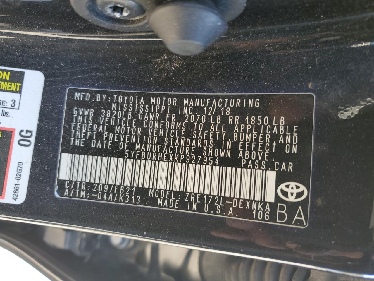 2019 Toyota Corolla - Image 13