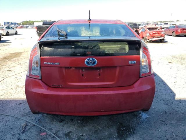  TOYOTA PRIUS 2012 Czerwony