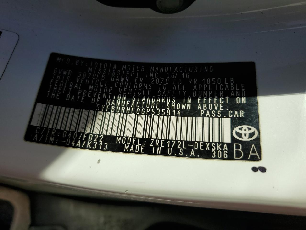 2016 Toyota Corolla - Image 13
