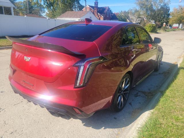  CADILLAC CT4-V BLAC 2022 Бургунди