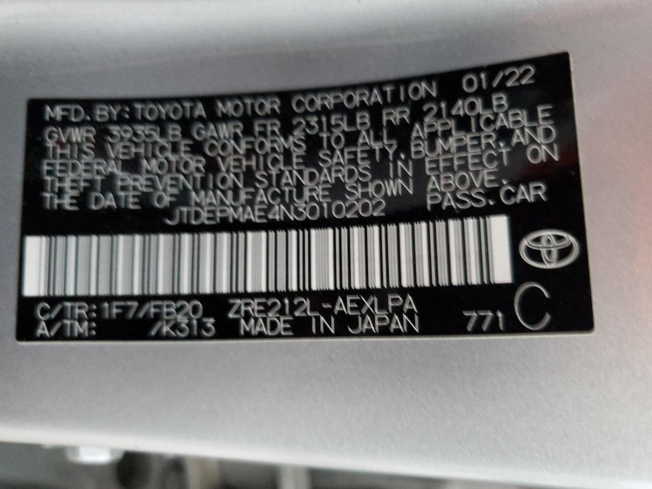 2022 Toyota Corolla - Image 12