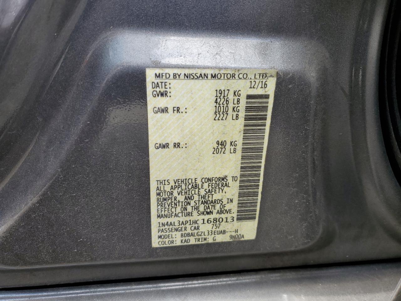 2017 Nissan Altima - Image 12