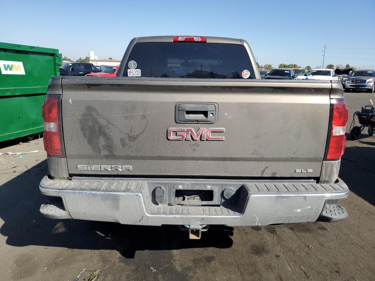 2015 GMC Sierra K1500 Sle VIN: 3GTU2UEC8FG196408 Lot: 74368444