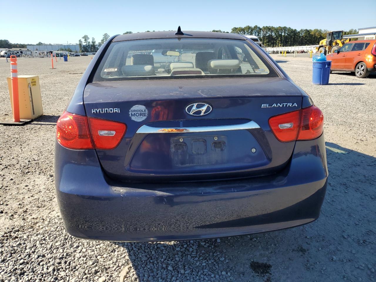 KMHDU4AD4AU904275 2010 Hyundai Elantra Blue