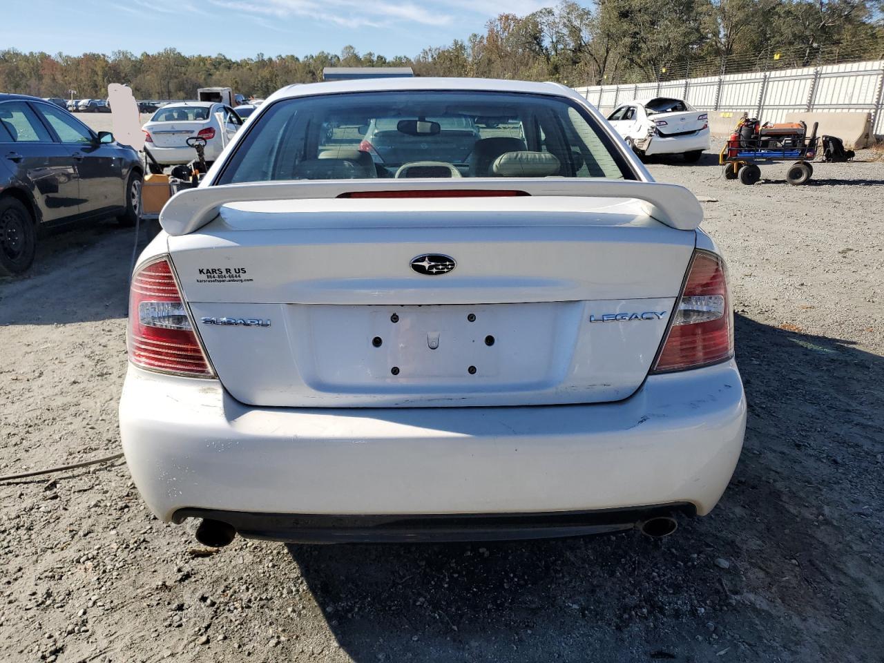 2006 Subaru Legacy 2.5I Limited VIN: 4S3BL626367217689 Lot: 76956484