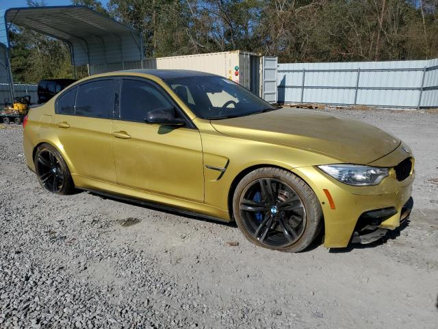  BMW M3 2015 Желтый