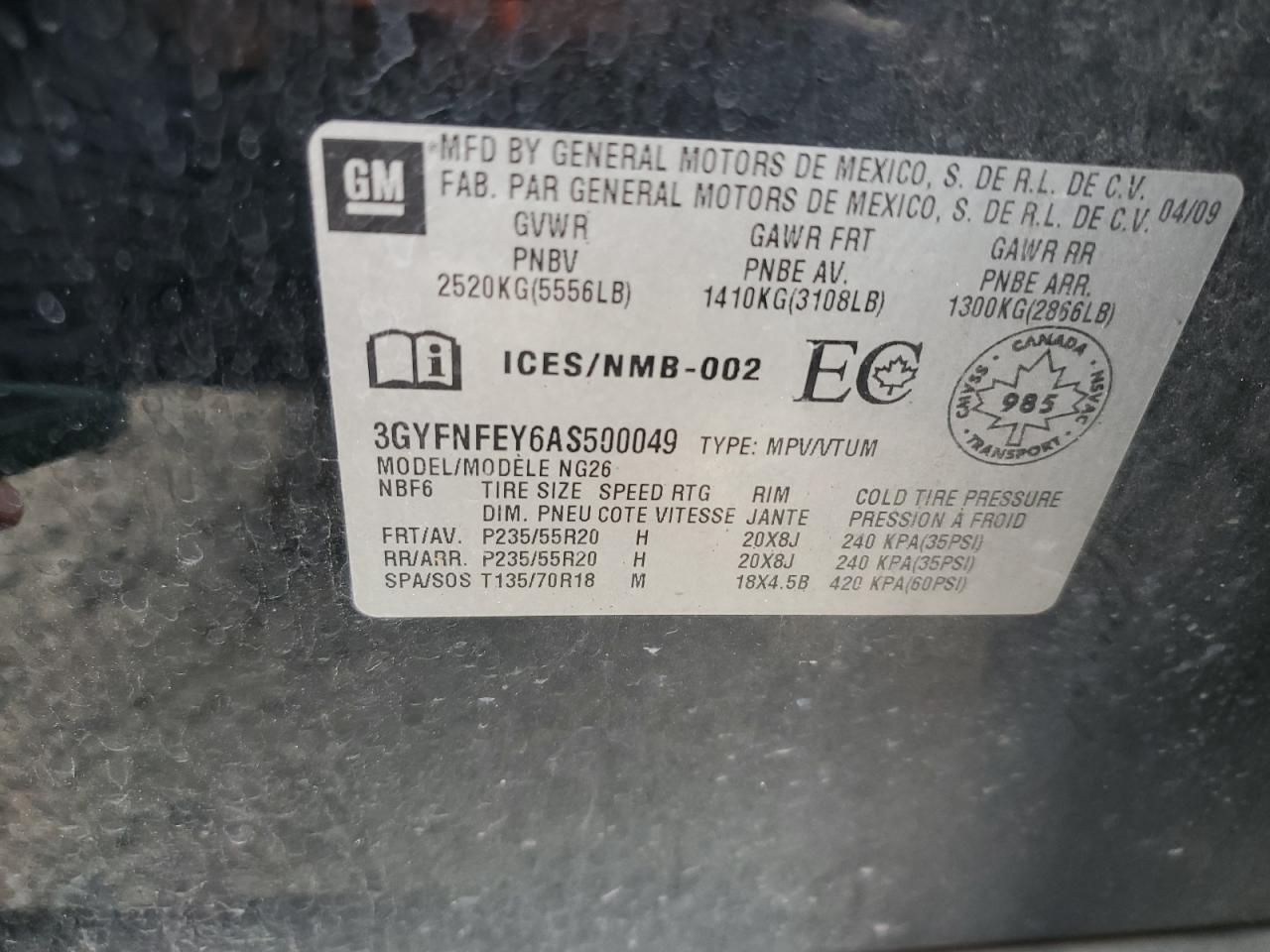 2010 Cadillac SRX - Image 13
