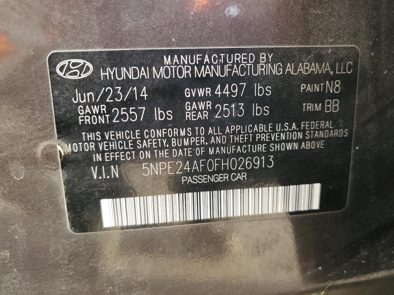 2015 Hyundai Sonata - Image 12