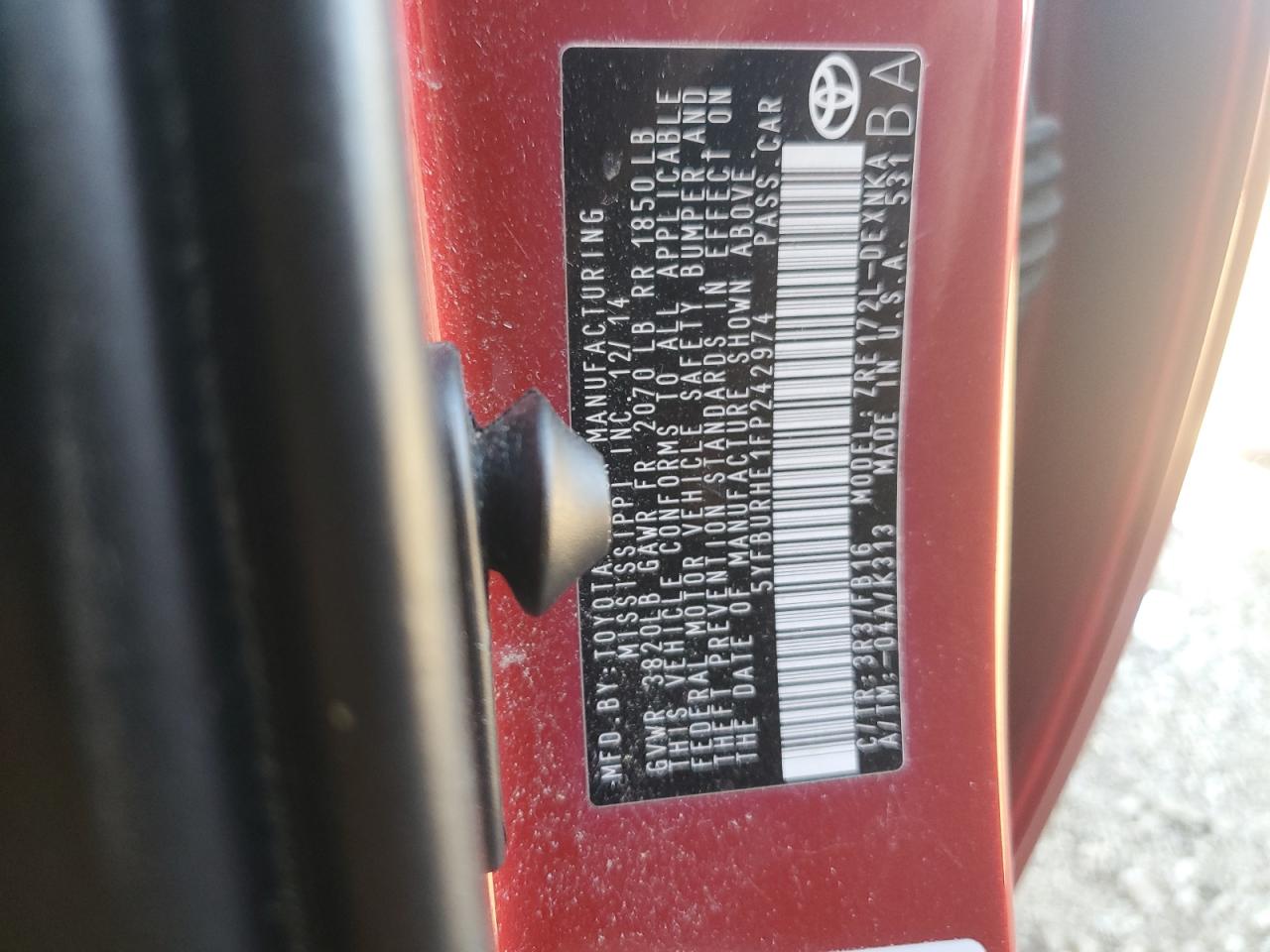 2015 Toyota Corolla - Image 14