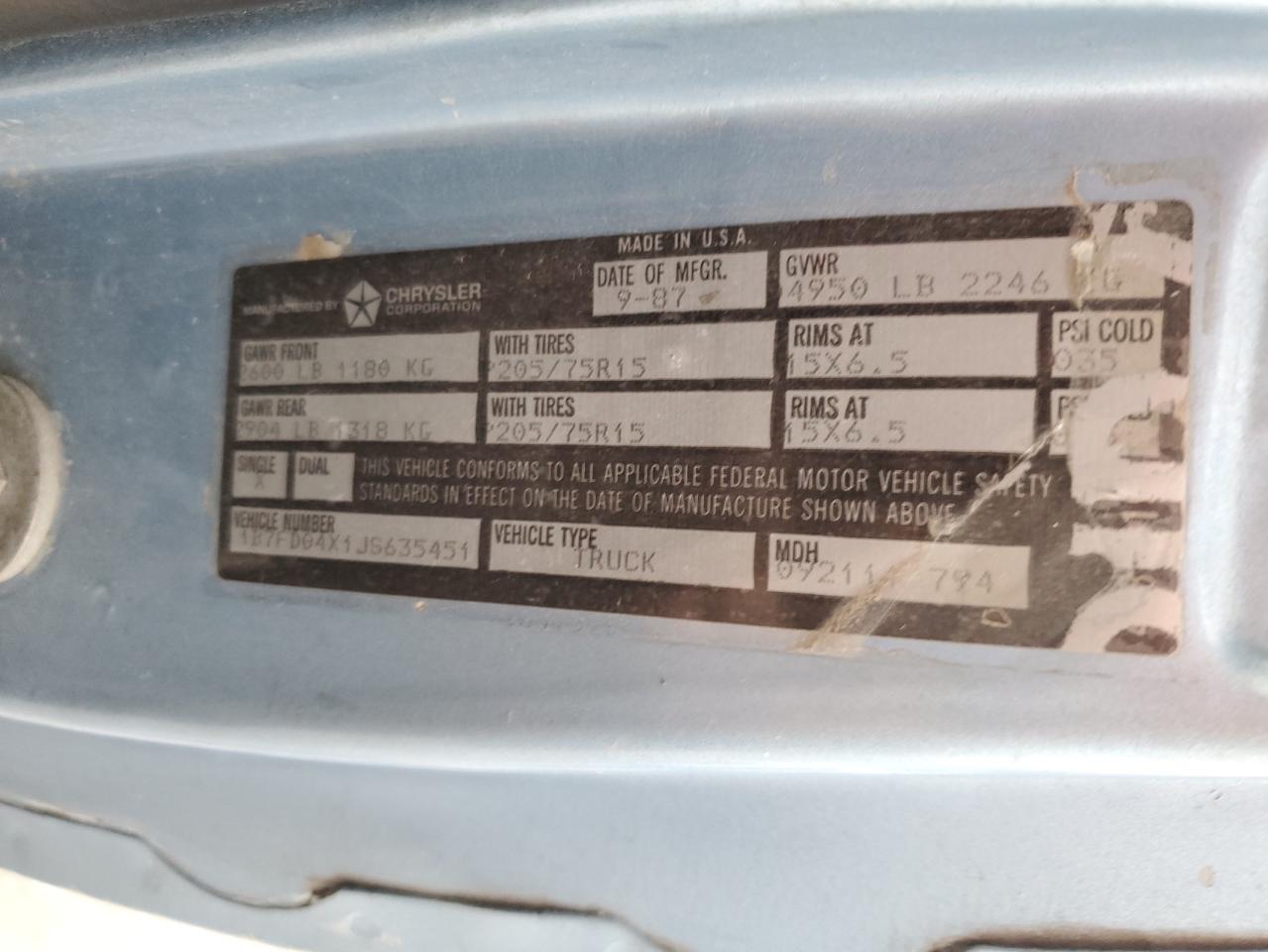 1988 Dodge D150 - Image 14
