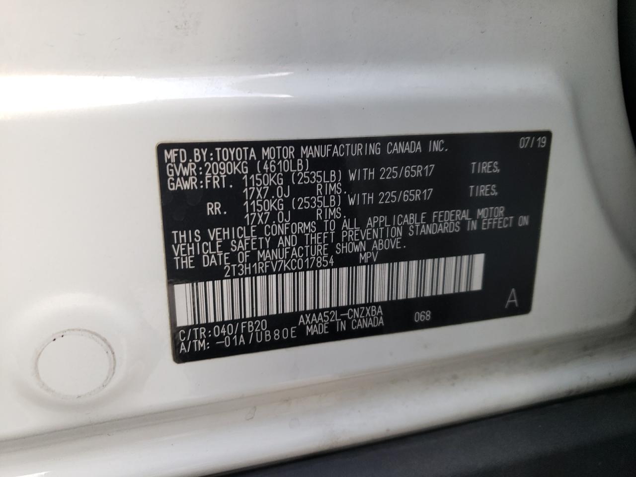 2019 Toyota RAV 4 - Image 13
