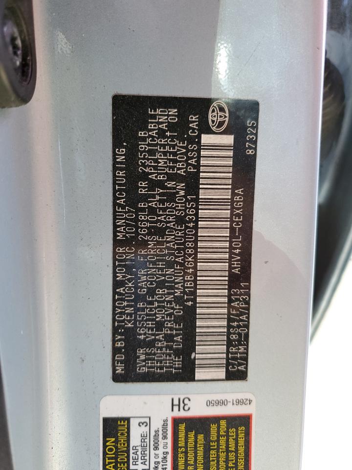 2008 Toyota Camry - Image 12