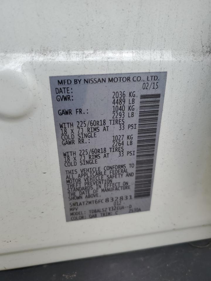 5N1AT2MT6FC832831 2015 NISSAN ROGUE - Image 14