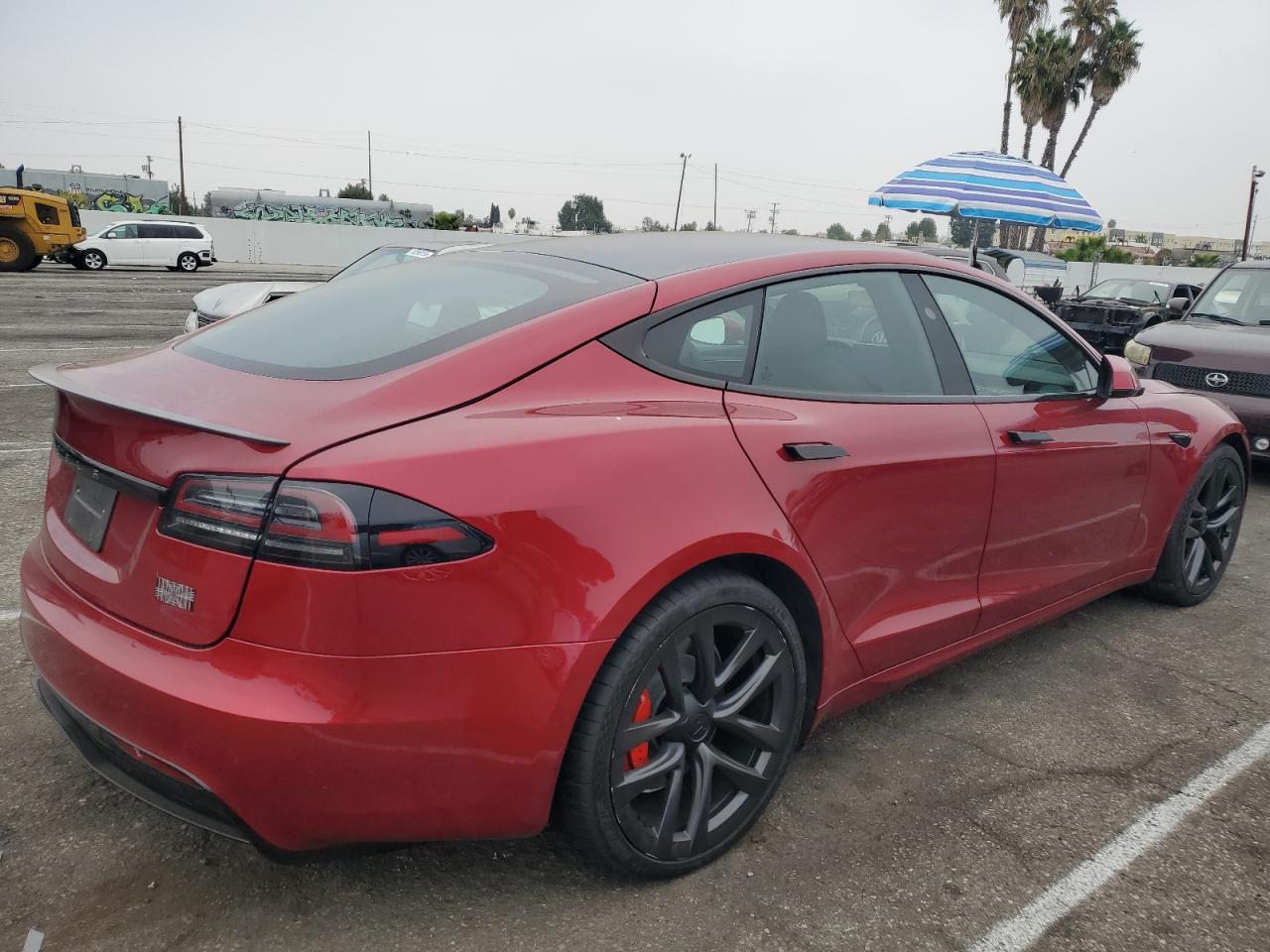 VIN 5YJSA1E67PF522807 2023 TESLA MODEL S no.3