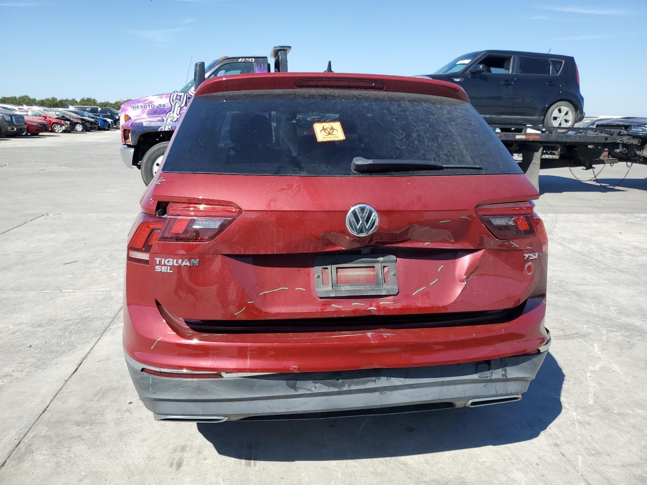 2018 Volkswagen Tiguan Se VIN: 3VV3B7AX6JM019535 Lot: 76586454