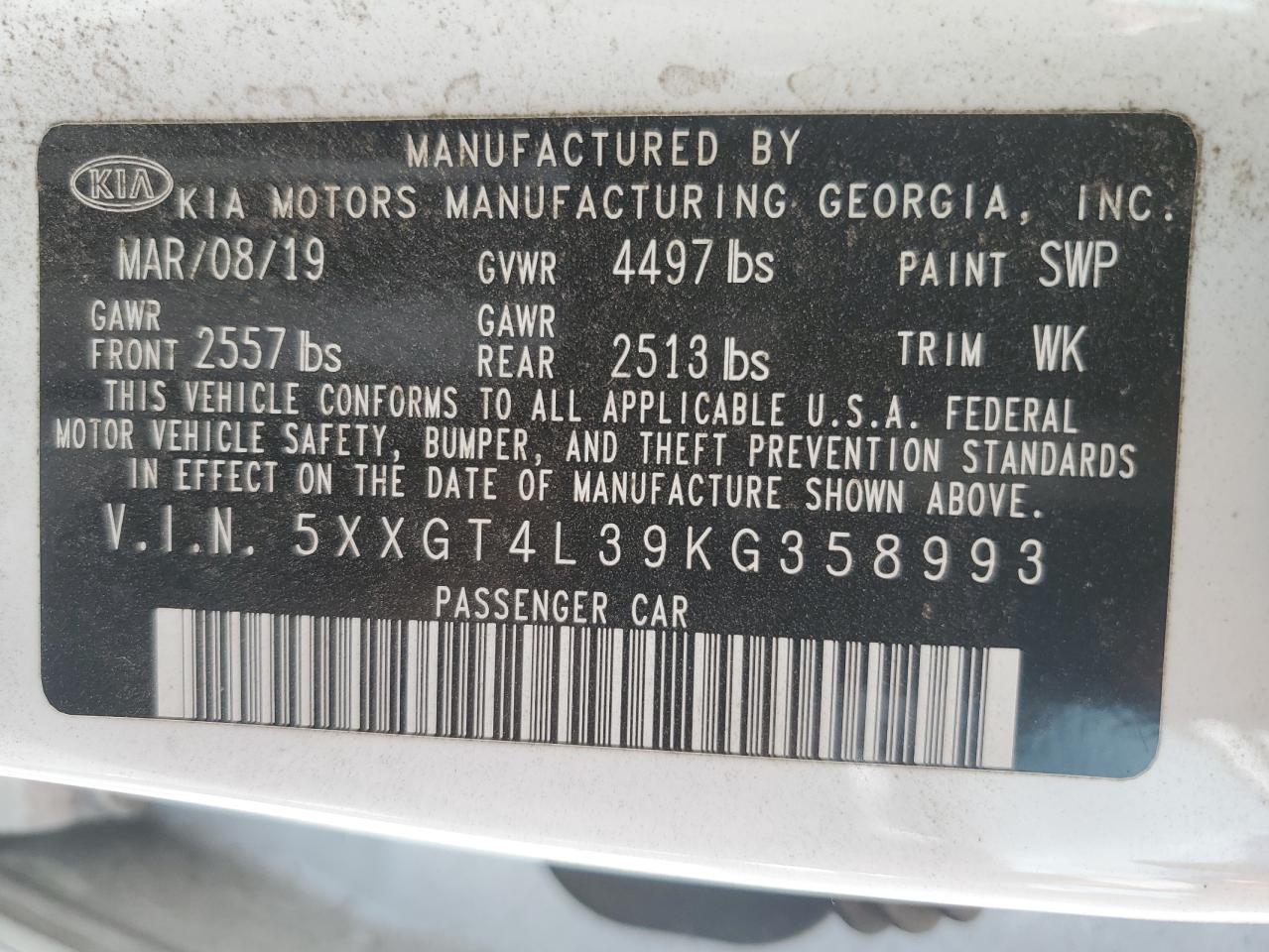 2019 Kia Optima - Image 12