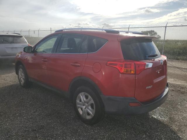  TOYOTA RAV4 2015 Червоний