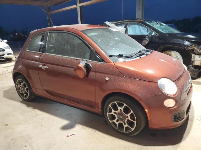  FIAT 500 2014 Оранжевый