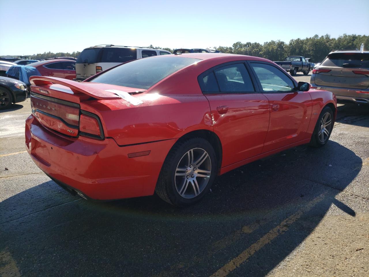 VIN 2C3CDXCT3EH330464 2014 DODGE CHARGER no.3