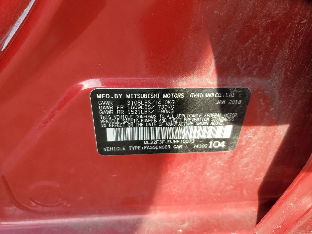 2018 Mitsubishi Mirage - Image 14