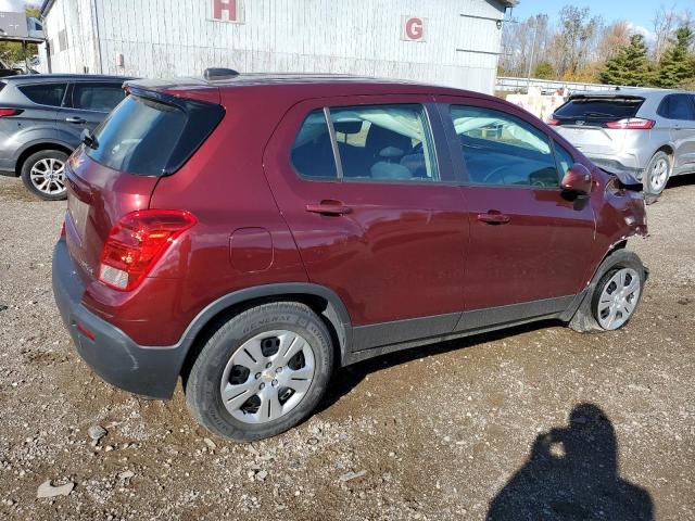  CHEVROLET TRAX 2016 Бургунди