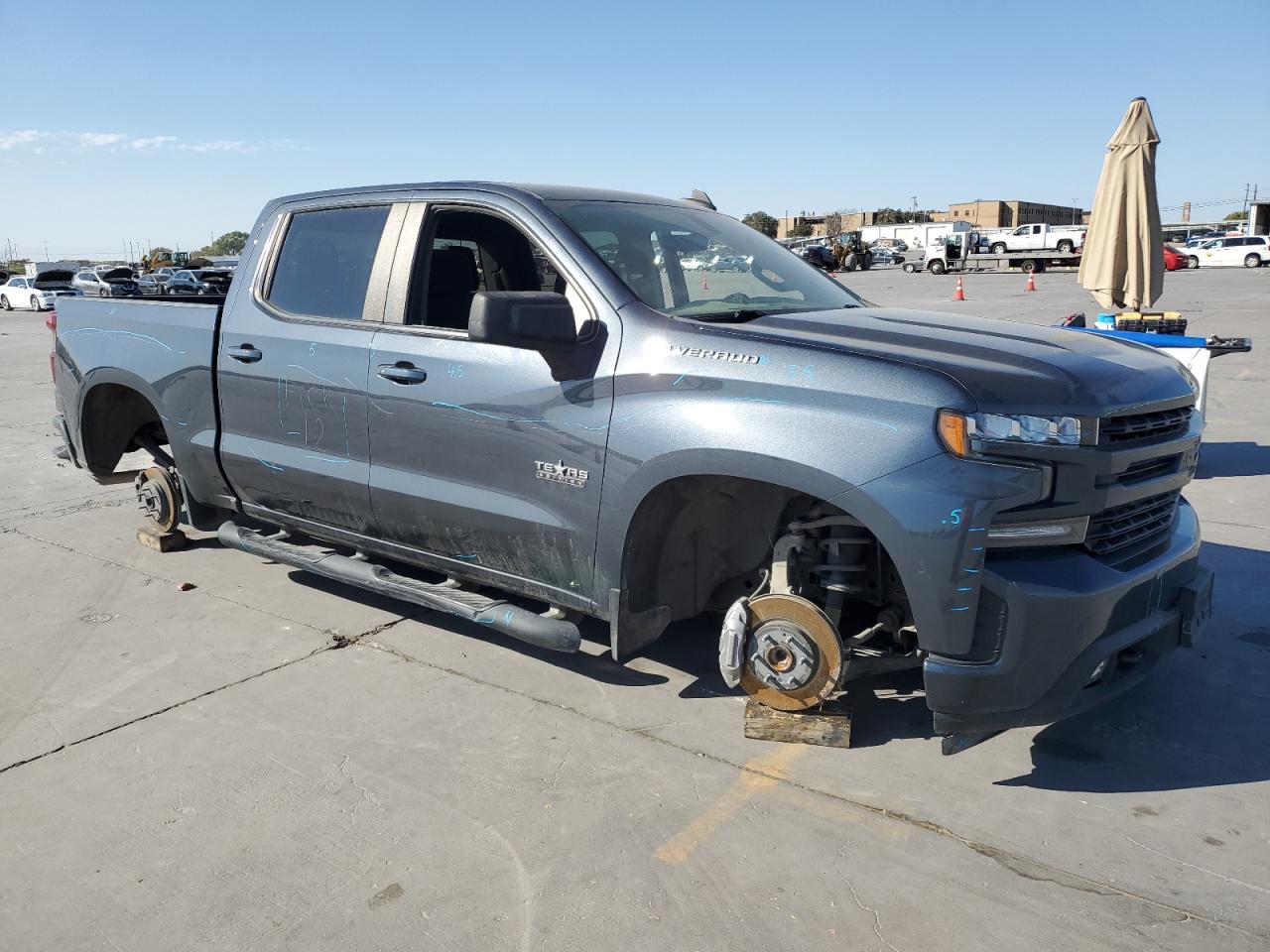 2021 Chevrolet Silverado C1500 Rst VIN: 1GCPWDED5MZ392314 Lot: 75276924