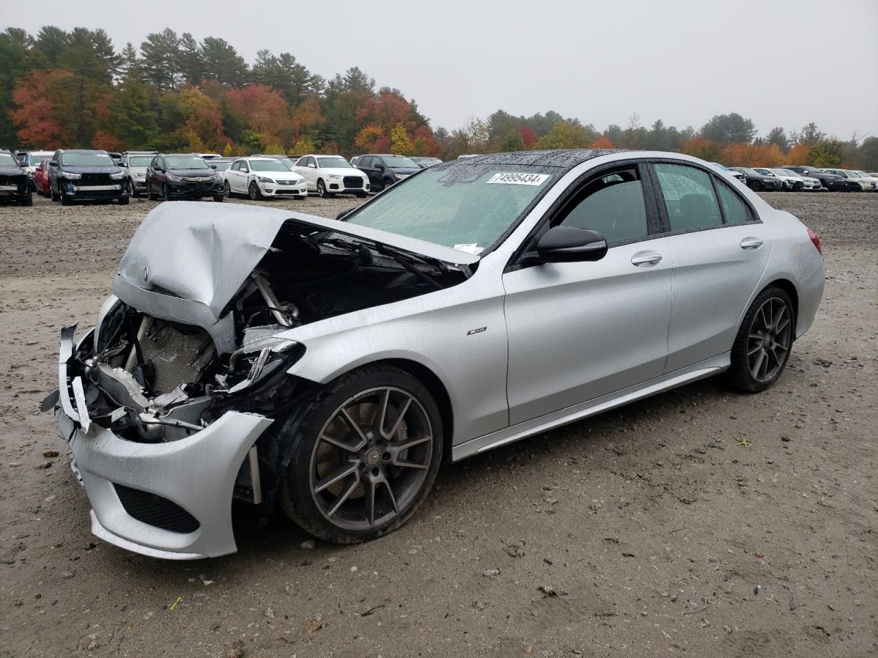 2016 Mercedes-Benz C 450 4Matic Amg VIN: 55SWF6EBXGU122686 Lot: 74995434