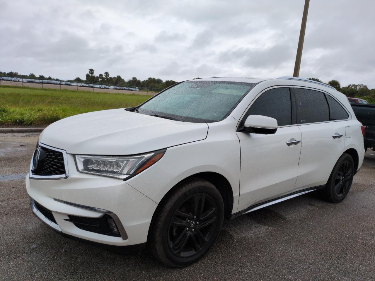 2018 Acura Mdx Advance للبيع في Fort Pierce، FL - Water/Flood