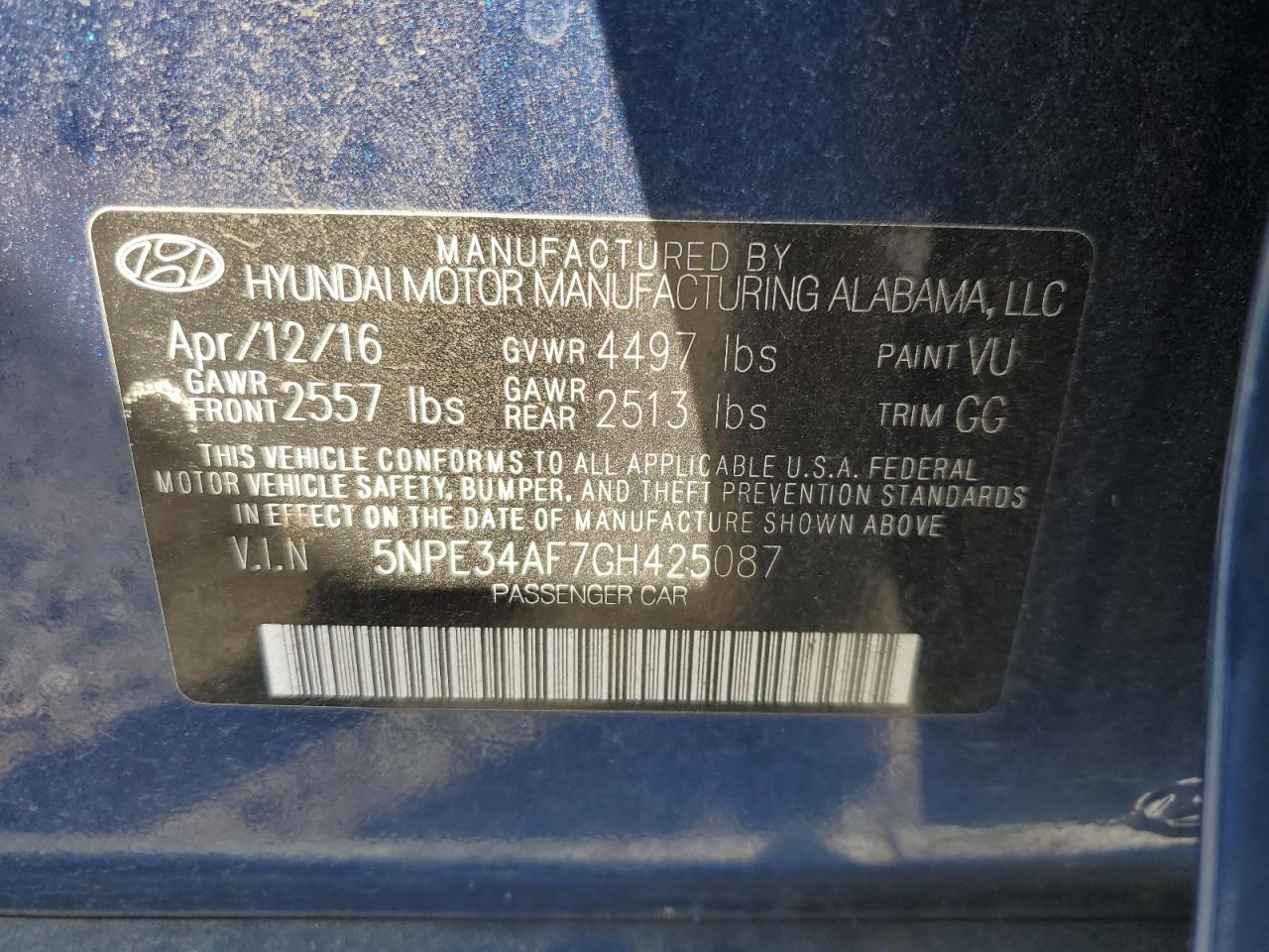 2016 Hyundai Sonata - Image 14