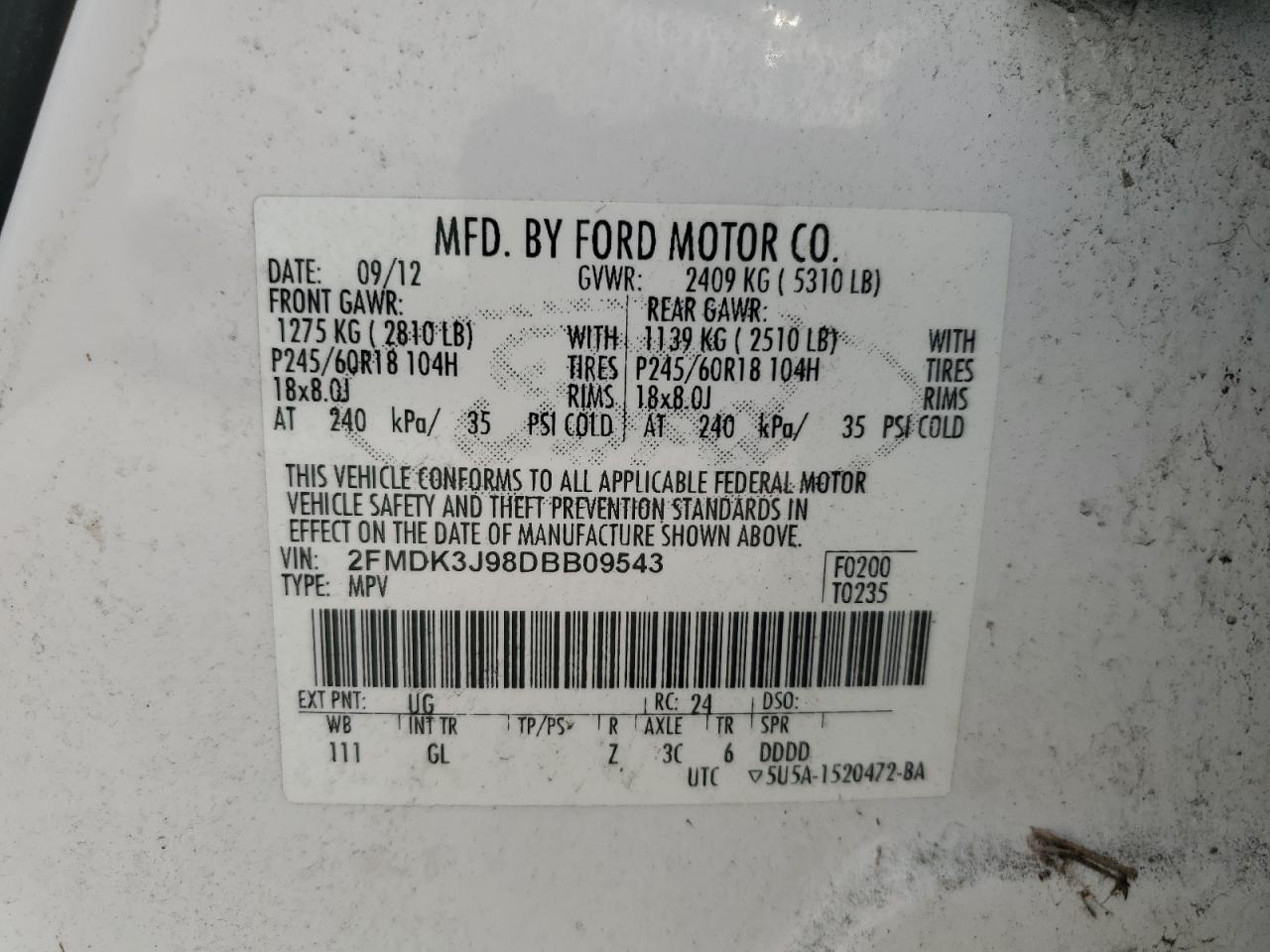 2013 Ford Edge - Image 14