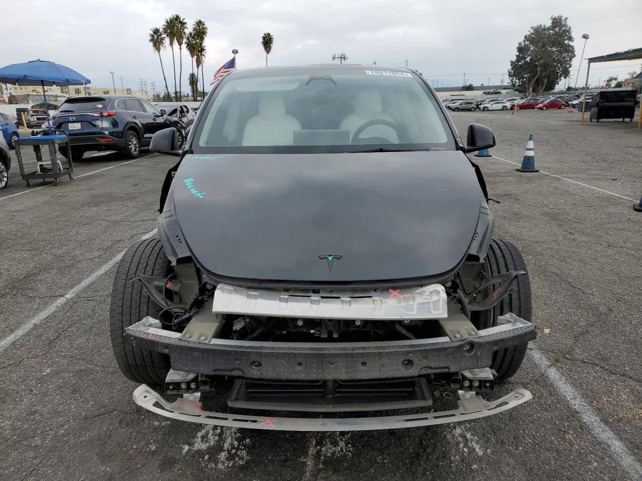 5YJYGDEE7MF284860 2021 Tesla Model Y