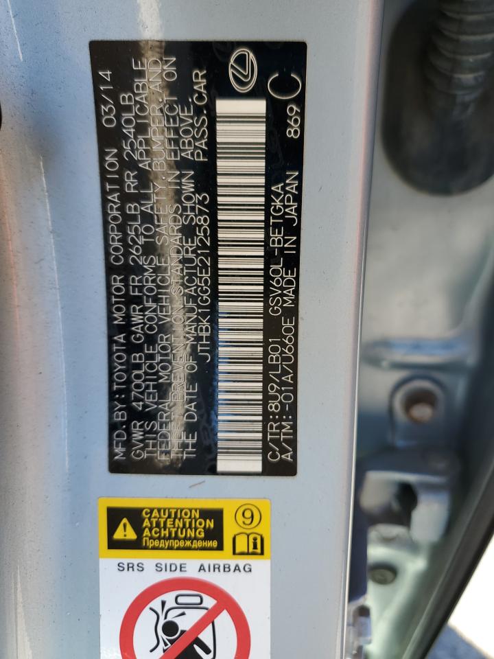 2014 Lexus Es 350 VIN: JTHBK1GG5E2125873 Lot: 75614484