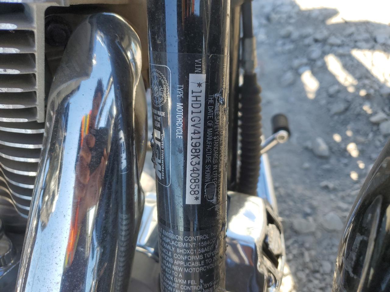 2008 Harley-Davidson Fxdc Daytona Custom VIN: 1HD1GV4198K340858 Lot: 75088014