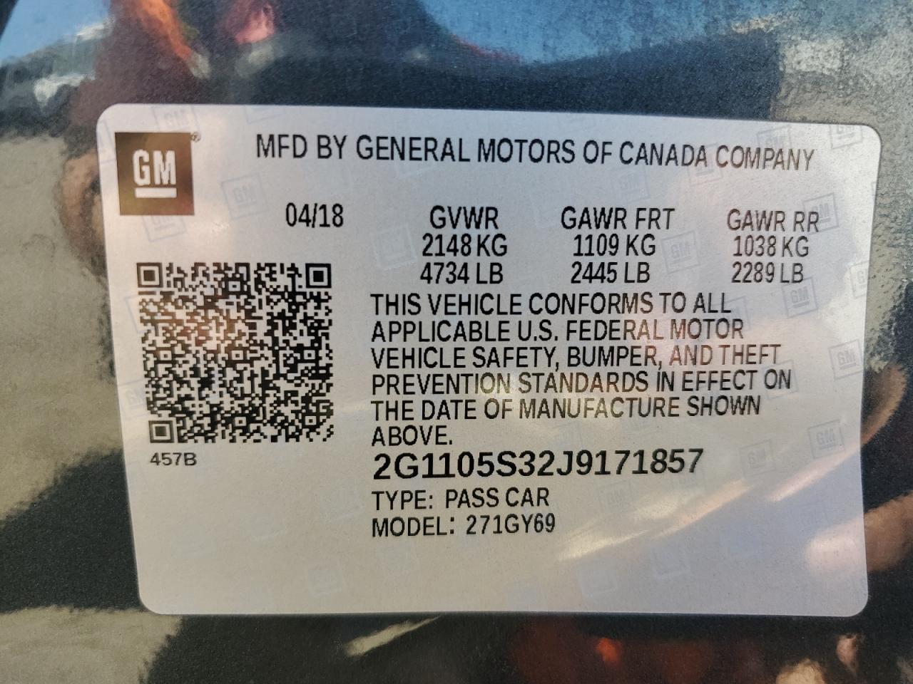 2018 Chevrolet Impala - Image 14