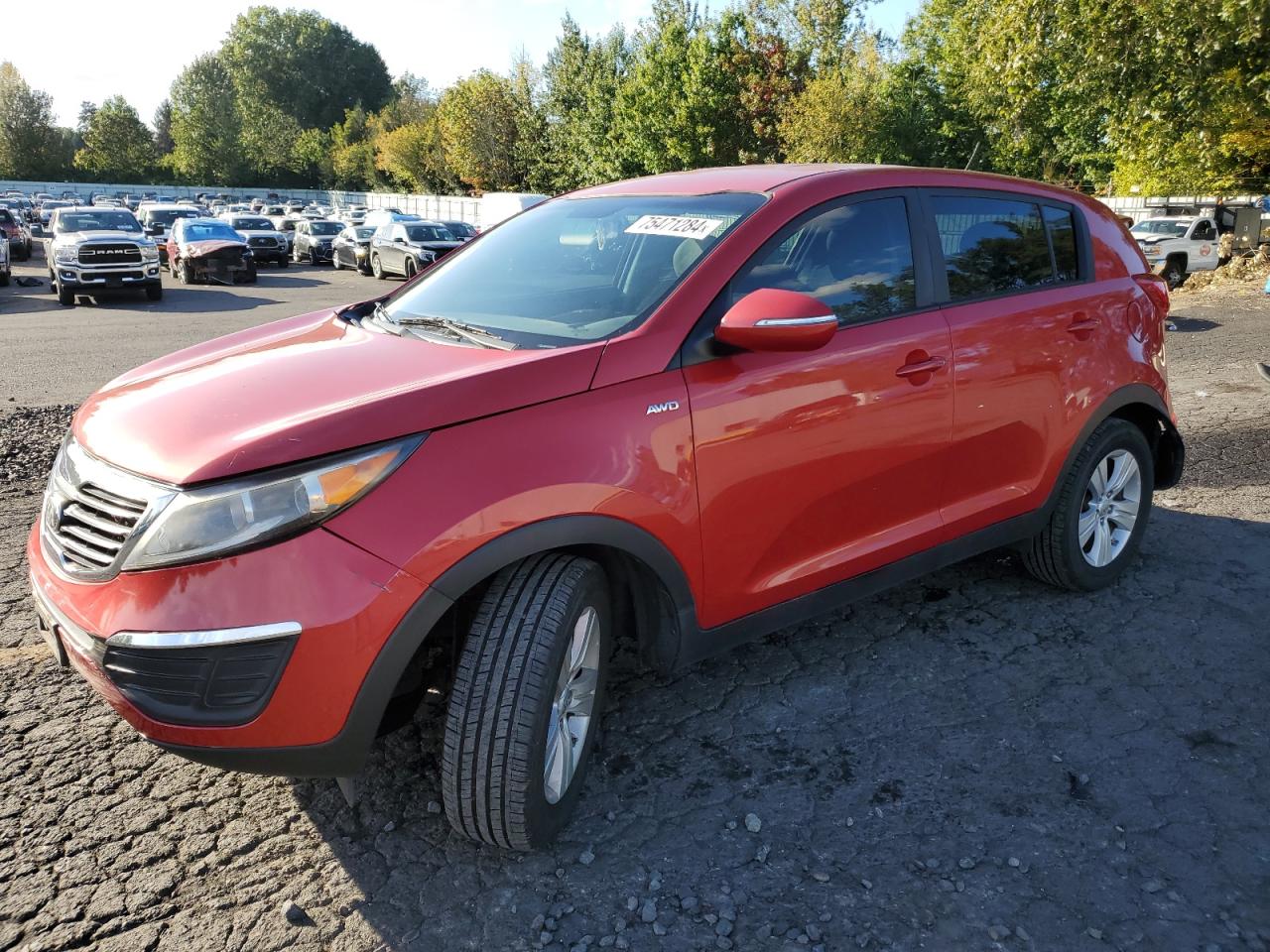 VIN KNDPBCA23D7383987 2013 KIA SPORTAGE no.1