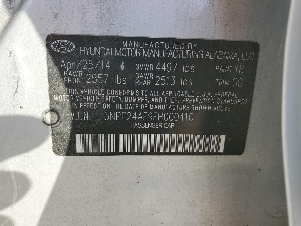 2015 Hyundai Sonata - Image 14