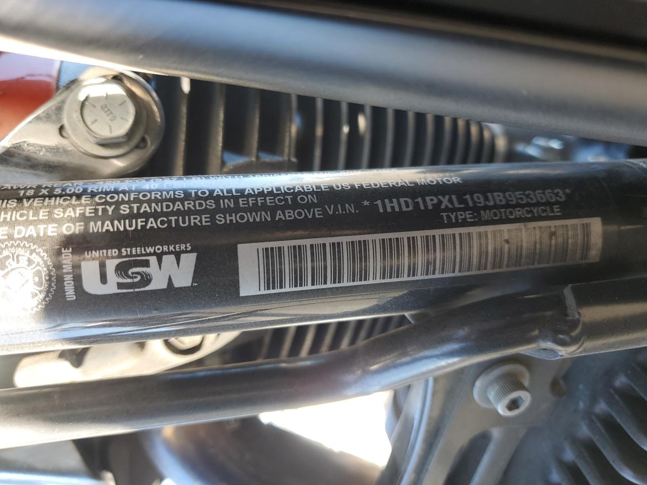 2018 Harley-Davidson Flhxse Cvo Street Glide VIN: 1HD1PXL19JB953663 Lot: 75227884