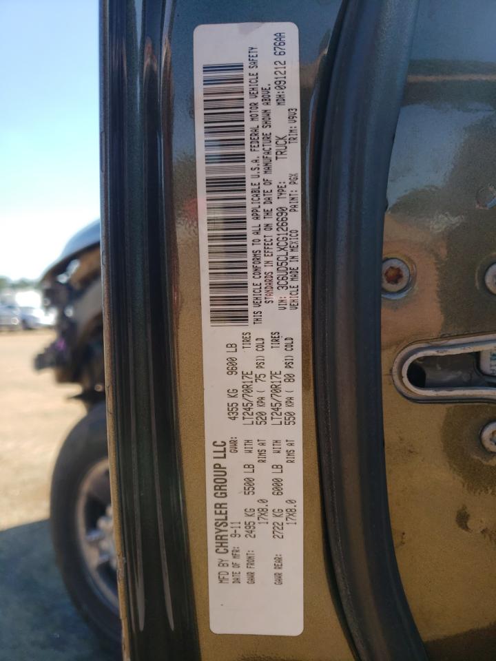 3C6UD5CLXCG126690 2012 Dodge Ram 2500 St