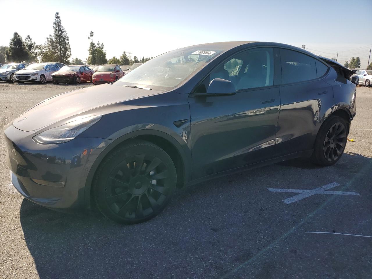 VIN 7SAYGDEE0NF423232 2022 TESLA MODEL Y no.1