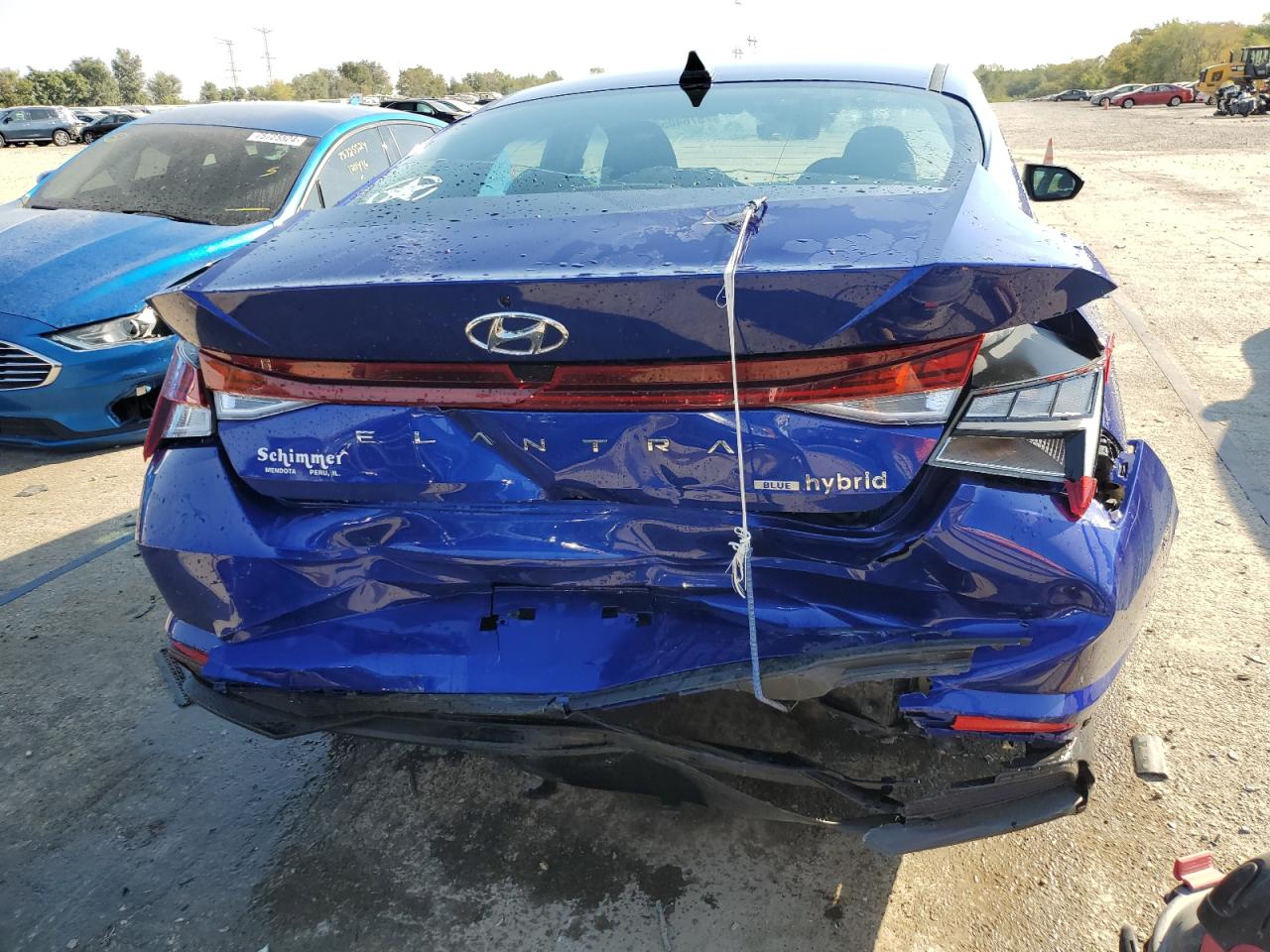 KMHLM4AJ0NU031292 2022 Hyundai Elantra Blue