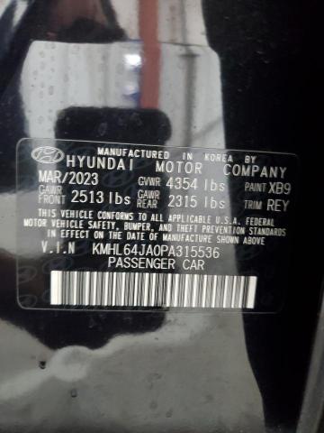 KMHL64JA0PA315536 Hyundai Sonata SEL 12