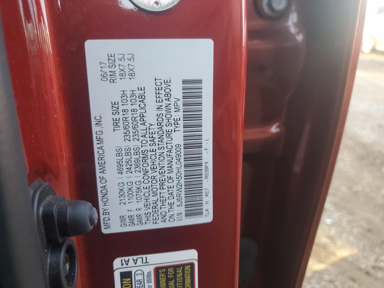 2017 Honda CR-V - Image 14