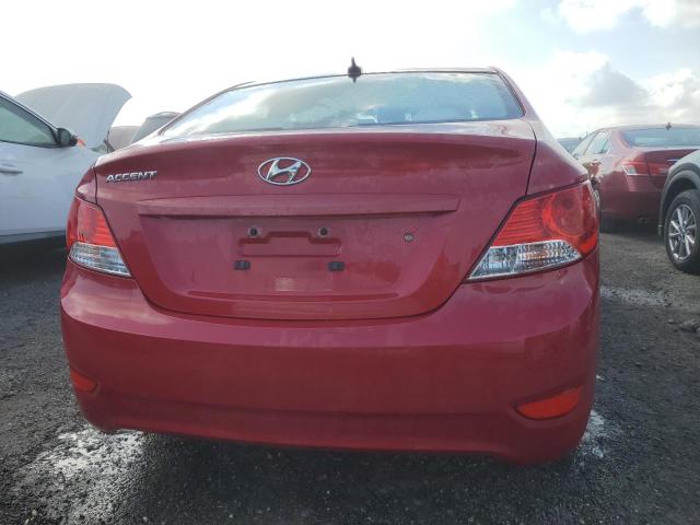  HYUNDAI ACCENT 2014 Червоний