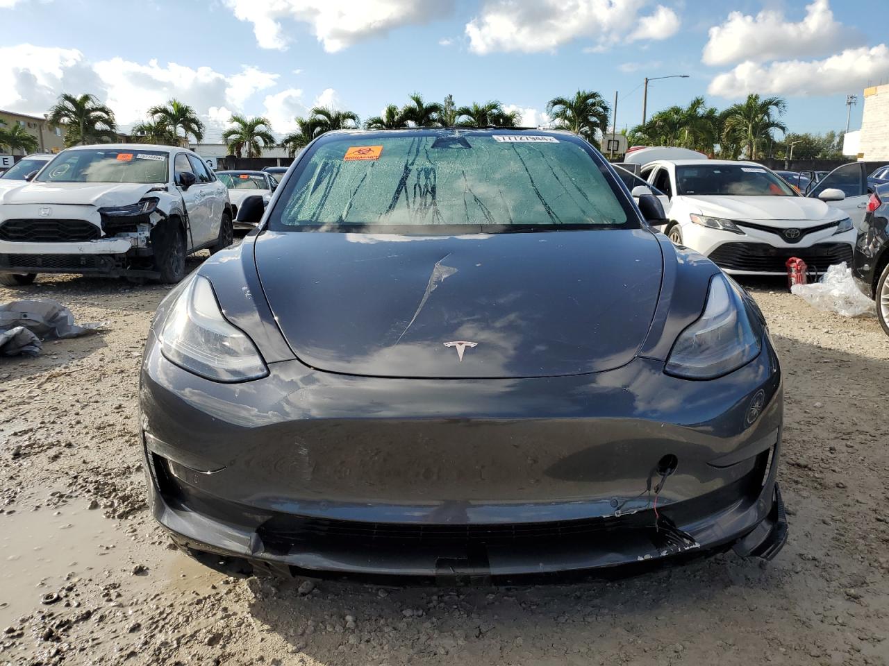 2022 Tesla Model 3 VIN: 5YJ3E1EA5NF186665 Lot: 77727944