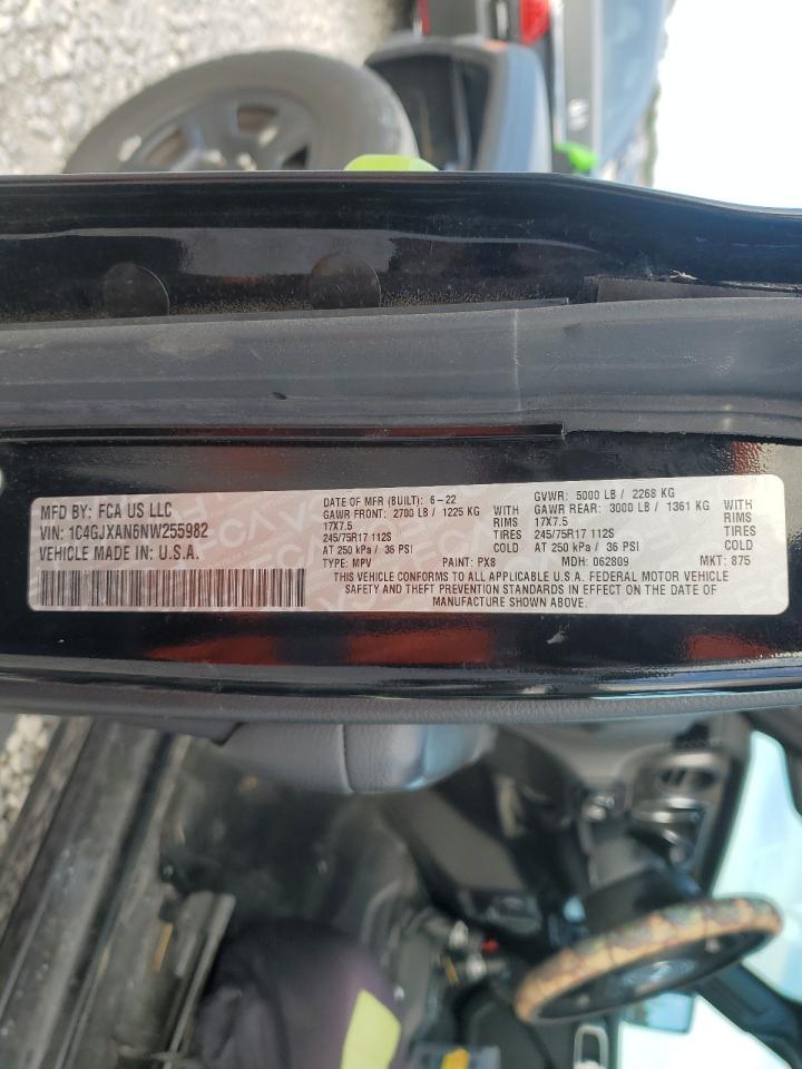 2022 Jeep Wrangler Sport VIN: 1C4GJXAN6NW255982 Lot: 73747804