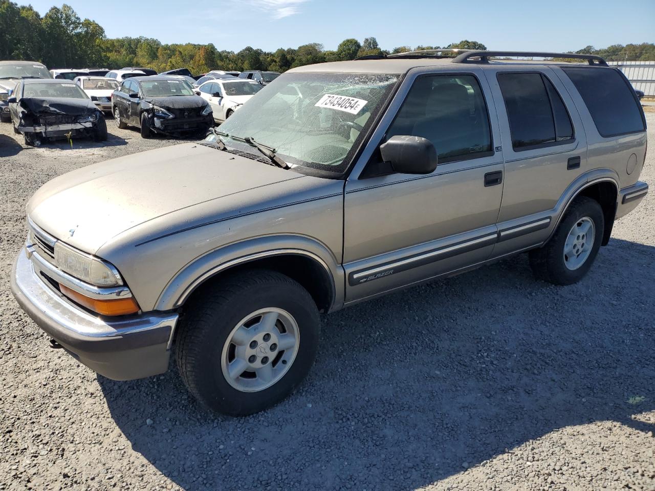 1999 Chevrolet Blazer VIN: 1GNDT13W9X2220743 Lot: 73434054