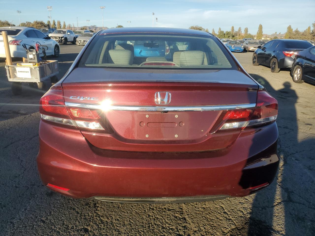 VIN 19XFB2F81EE200266 2014 HONDA CIVIC no.6