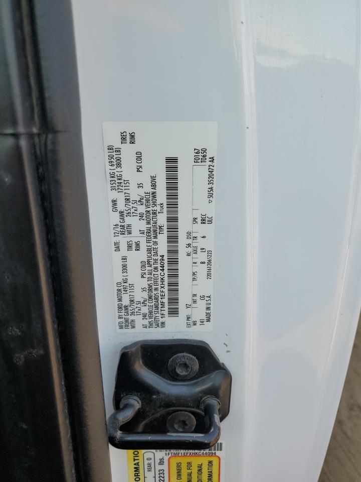 1FTMF1EFXHKC44094 2017 Ford F150