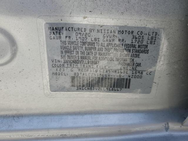 3N1CN8DV2LL918667 Nissan Versa S 13